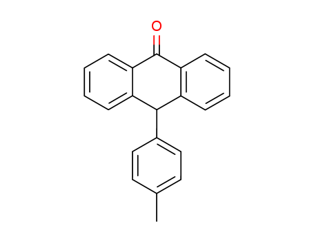 Molecular Structure of 127255-73-6 (9(10H)-Anthracenone, 10-(4-methylphenyl)-)