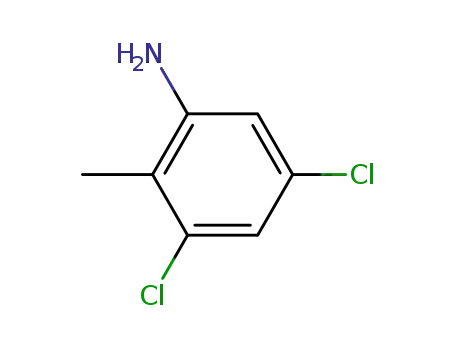 Molecular Structure of 62077-28-5 (3,5-DICHLORO-2-METHYLANILINE)