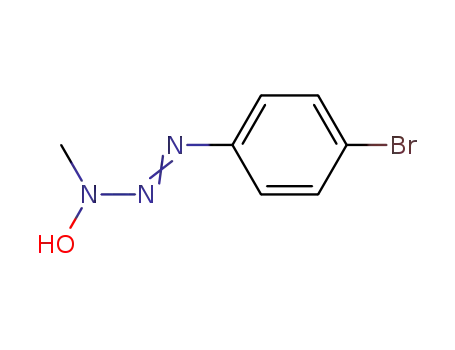 Molecular Structure of 29703-82-0 (1-Triazene, 1-(4-bromophenyl)-3-hydroxy-3-methyl-)