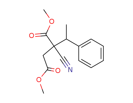 2-Cyano-2-(1-phenyl-ethyl)-succinic acid dimethyl ester