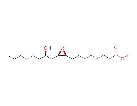 Molecular Structure of 80375-10-6 (Oxiraneoctanoic acid, 3-[(2R)-2-hydroxyoctyl]-, methyl ester, (2S,3R)-)