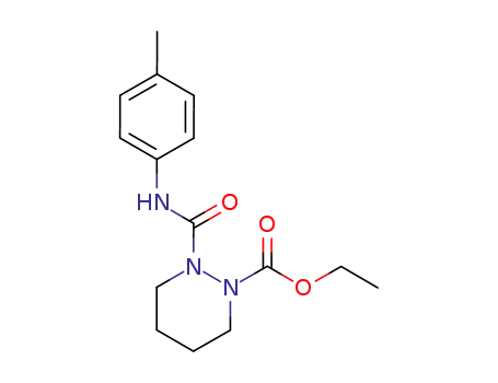 Molecular Structure of 59925-74-5 (1(2H)-Pyridazinecarboxylic acid,
tetrahydro-2-[[(4-methylphenyl)amino]carbonyl]-, ethyl ester)