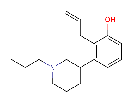 Phenol, 2-(2-propenyl)-3-(1-propyl-3-piperidinyl)-