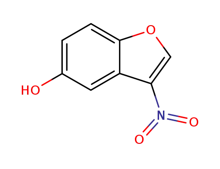 Molecular Structure of 126318-27-2 (3-NITROBENZO[B]FURAN-5-OL)
