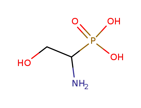 Molecular Structure of 70350-62-8 (Phosphonic acid, (1-amino-2-hydroxyethyl)-)