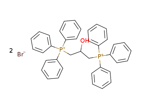 Molecular Structure of 13703-27-0 (Phosphonium, (2-hydroxy-1,3-propanediyl)bis[triphenyl-, dibromide)