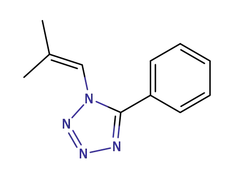 1-(2-Methylprop-1-en-1-yl)-5-phenyl-1H-tetrazole