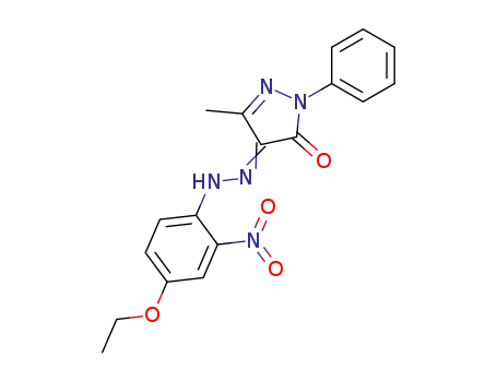 4-[(4-Ethoxy-2-nitro-phenyl)-hydrazono]-5-methyl-2-phenyl-2,4-dihydro-pyrazol-3-one