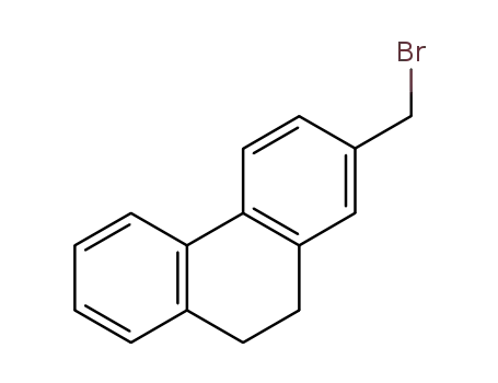 Molecular Structure of 89988-19-2 (Phenanthrene, 2-(bromomethyl)-9,10-dihydro-)