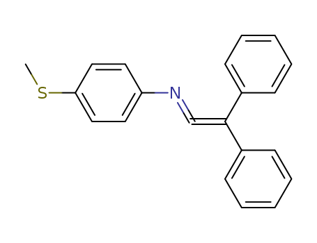 Benzenamine,N-(2,2-diphenylethenylidene)-4-(methylthio)- cas  40328-86-7