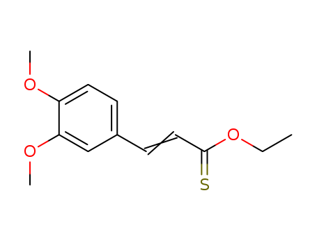 117666-84-9,O-ethyl (2E)-3-(3,4-dimethoxyphenyl)prop-2-enethioate,