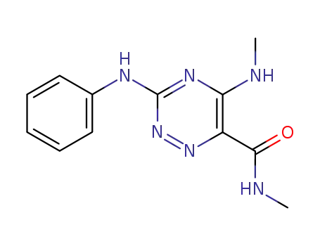 as-Triazine-6-carboxamide, 3-anilino-N-methyl-5-(methylamino)-