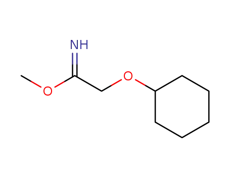 Molecular Structure of 135290-44-7 (Ethanimidic acid, 2-(cyclohexyloxy)-, methyl ester)