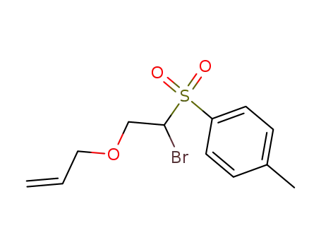 Molecular Structure of 89478-87-5 (Benzene, 1-[[1-bromo-2-(2-propenyloxy)ethyl]sulfonyl]-4-methyl-)