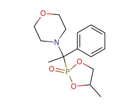 4-[1-(4-Methyl-2-oxo-2λ<sup>5</sup>-[1,3,2]dioxaphospholan-2-yl)-1-phenyl-ethyl]-morpholine
