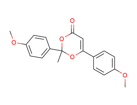 77092-19-4,2,6-Bis(4-methoxyphenyl)-2-methyl-4H-1,3-dioxin-4-one,2,6-Bis(4-methoxyphenyl)-2-methyl-4H-1,3-dioxin-4-one