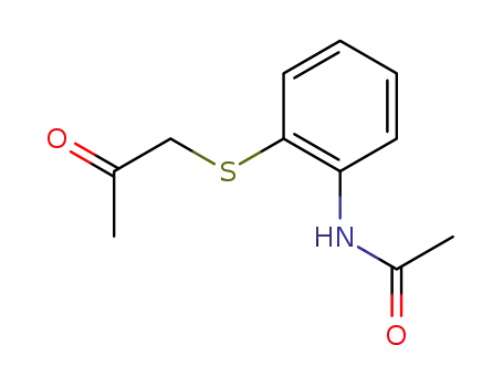Molecular Structure of 61189-21-7 (Acetamide, N-[2-[(2-oxopropyl)thio]phenyl]-)