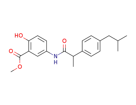 methyl 2-hydroxy-5-{[2-(4-isobutylphenyl)propanoyl]amino}benzoate