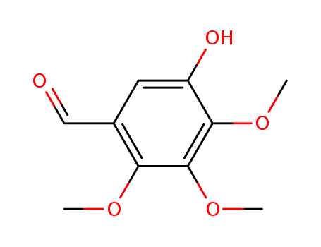 Benzaldehyde, 5-hydroxy-2,3,4-trimethoxy-