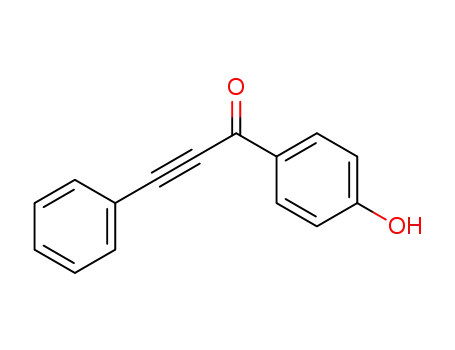 Molecular Structure of 108238-93-3 (2-Propyn-1-one, 1-(4-hydroxyphenyl)-3-phenyl-)