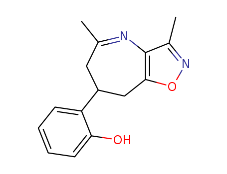 Phenol,2-(7,8-dihydro-3,5-dimethyl-6H-isoxazolo[4,5-b]azepin-7-yl)- cas  80610-12-4