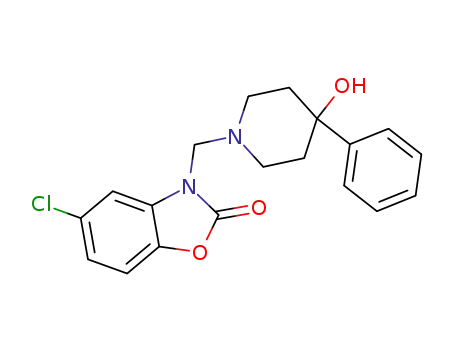 2(3H)-Benzoxazolone, 5-chloro-3-((4-hydroxy-4-phenyl-1-piperidinyl)methyl)-