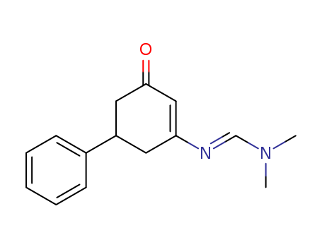 131929-03-8,Methanimidamide, N,N-dimethyl-N-(3-oxo-5-phenyl-1-cyclohexen-1-yl)-,
