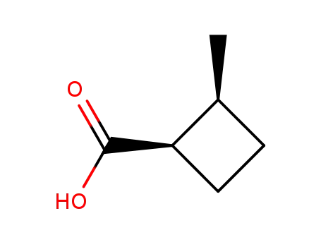 Molecular Structure of 42185-61-5 (2-Methyl cyclobutanecarboxylic acid)