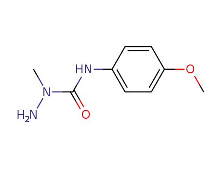 Molecular Structure of 19088-28-9 (N-(4-methoxyphenyl)-1-methylhydrazinecarboxamide)