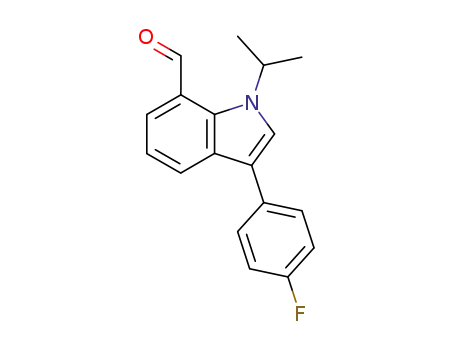 3-(4-Fluoro-phenyl)-1-isopropyl-1H-indole-7-carbaldehyde