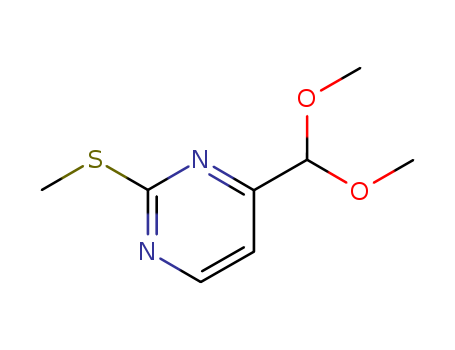 4-(Dimethoxymethyl)-2-(methylthio)-pyrimidine