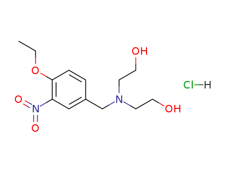 77905-46-5,Ethanol, 2,2-((4-ethoxy-3-nitrobenzyl)imino)di-, hydrochloride,