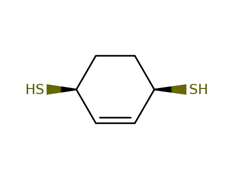 Molecular Structure of 139928-64-6 (2-Cyclohexene-1,4-dithiol, cis-)