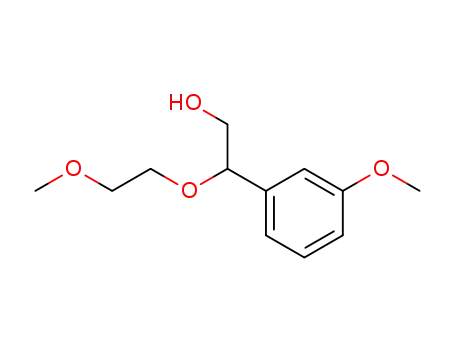 Molecular Structure of 136178-92-2 (2-(2-methoxyethoxy)-2-(3-methoxyphenyl)ethanol)