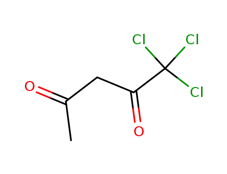 Molecular Structure of 686-92-0 (2,4-Pentanedione, 1,1,1-trichloro-)