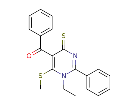 [1-ethyl-6-(methylsulfanyl)-2-phenyl-4-thioxo-1,4-dihydropyrimidin-5-yl](phenyl)methanone