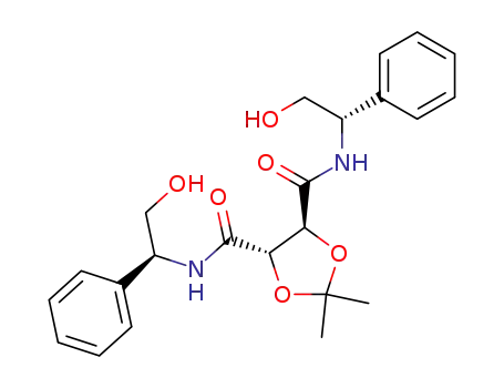 (4S,5S)-2,2-Dimethyl-[1,3]dioxolane-4,5-dicarboxylic acid bis-[((S)-2-hydroxy-1-phenyl-ethyl)-amide]