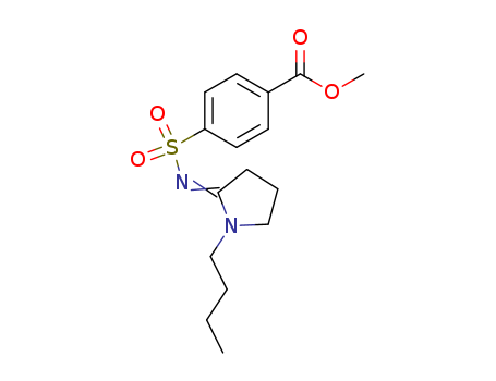 126826-60-6,methyl 4-{[(2Z)-1-butylpyrrolidin-2-ylidene]sulfamoyl}benzoate,