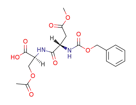 Molecular Structure of 16295-92-4 (Z-Asp(OMe)-Ser(Ac))