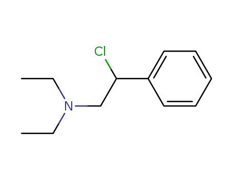Benzeneethanamine, b-chloro-N,N-diethyl-