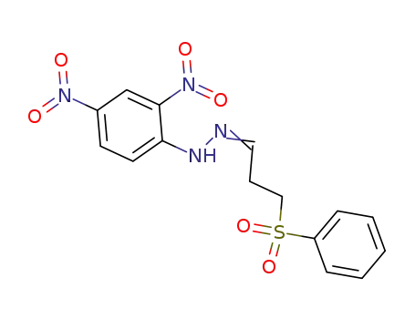 N-[3-(benzenesulfonyl)propylideneamino]-2,4-dinitroaniline