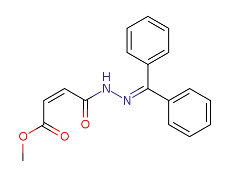 2-Butenedioic acid (Z)-, monomethyl ester, (diphenylmethylene)hydrazide