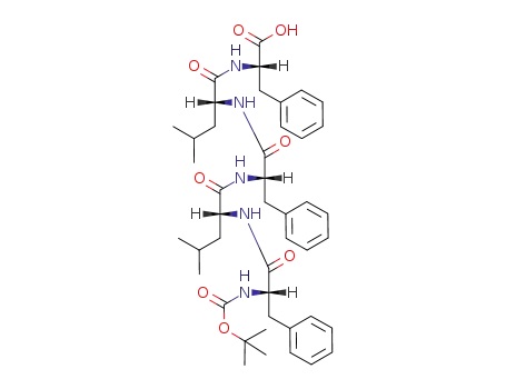 Molecular Structure of 66556-73-8 (BOC-PHE-D-LEU-PHE-D-LEU-PHE-OH)