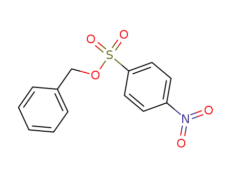 Molecular Structure of 4028-53-9 (Benzenesulfonic acid, 4-nitro-, phenylmethyl ester)