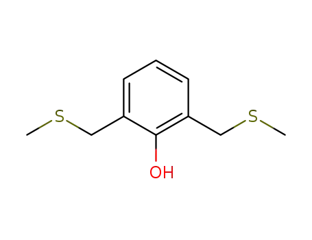 Molecular Structure of 4526-42-5 (2,6-BIS(METHYLTIOMETHYL)PHENOL)