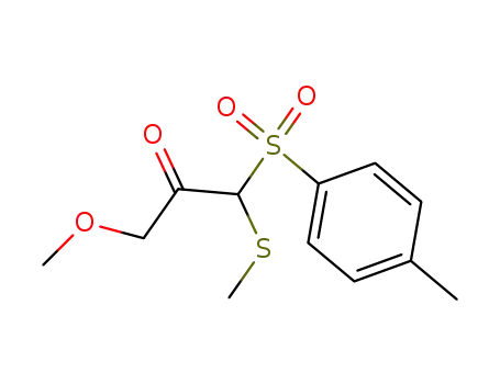 3-Methoxy-1-(4-methylbenzene-1-sulfonyl)-1-(methylsulfanyl)propan-2-one