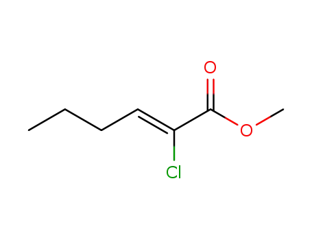 2-Hexenoic acid, 2-chloro-, methyl ester, (Z)-