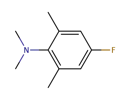 Molecular Structure of 14994-35-5 (4-fluoro-N,N,2,6-tetramethylaniline)