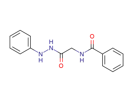 Molecular Structure of 6334-93-6 (N-[2-oxo-2-(2-phenylhydrazinyl)ethyl]benzamide (non-preferred name))