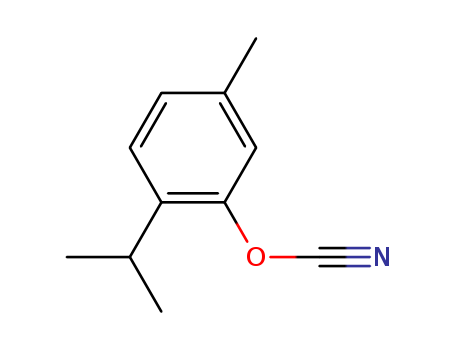 Cyanic acid, 5-methyl-2-(1-methylethyl)phenyl ester (9CI)
